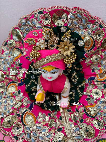 Gulnaar poshak for laddu gopal