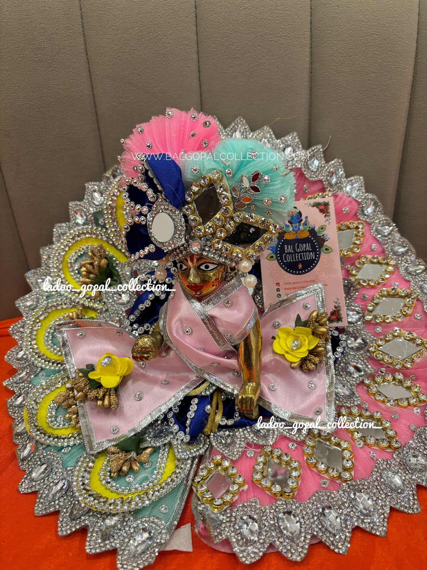 Mayuri poshak for laddu gopal