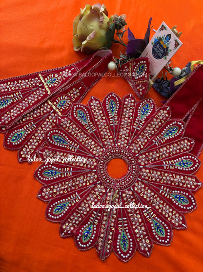 Heavy velvet poshak size 5-6