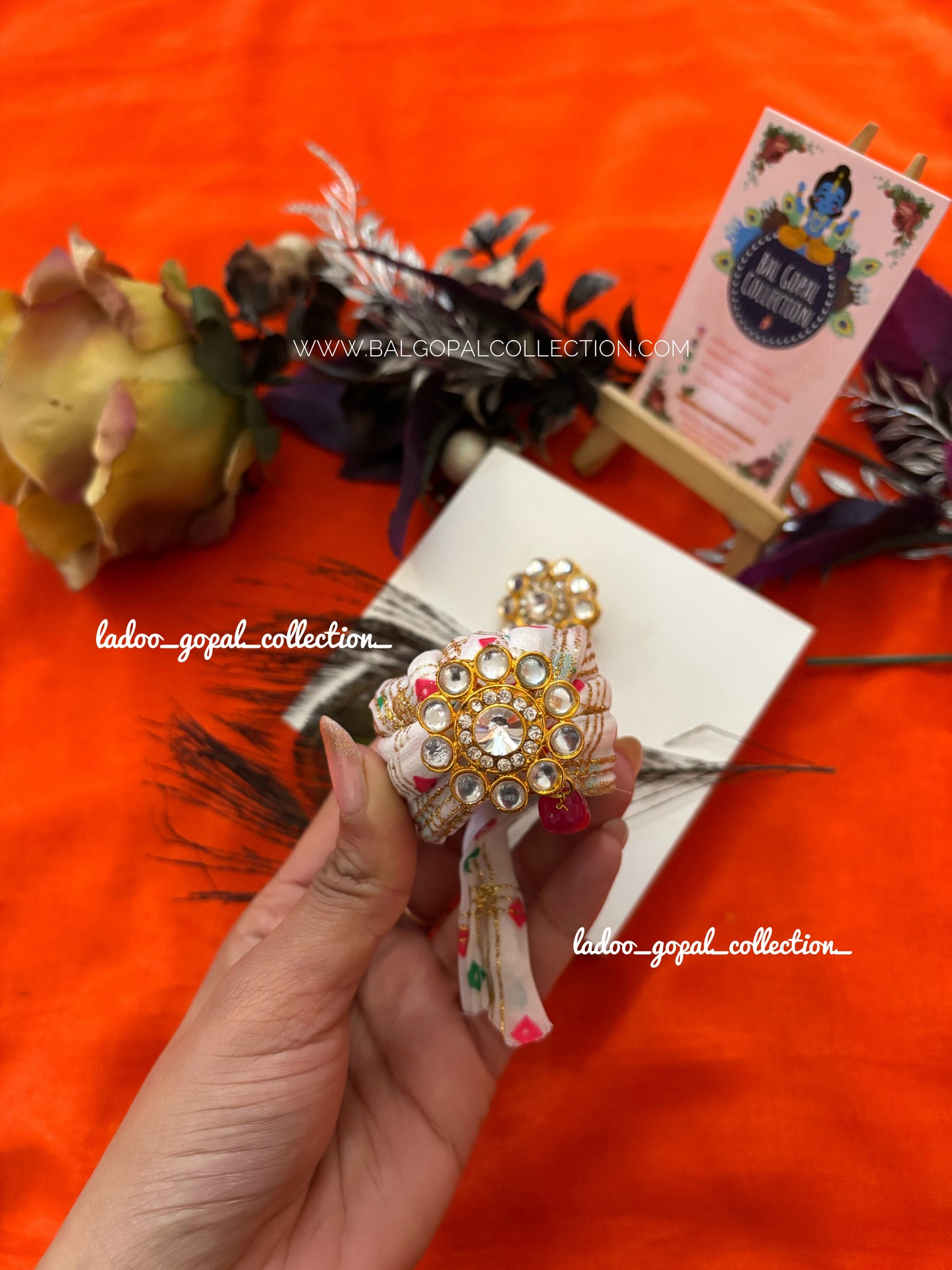 Heavy kundan kilangi for pagdi