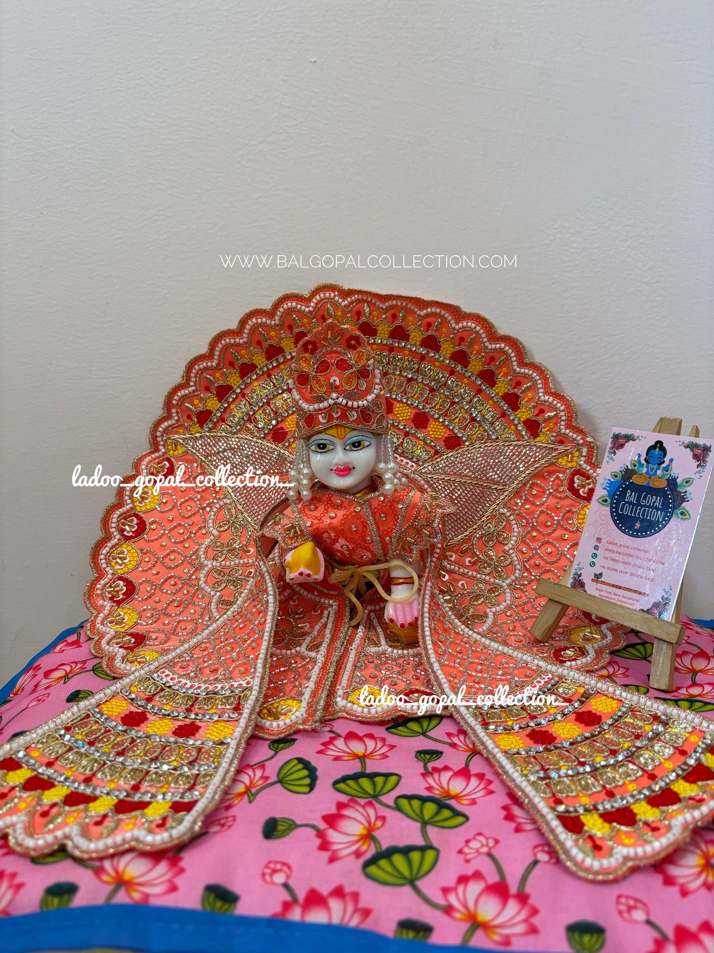 Premium heavy poshak for laddu gopal