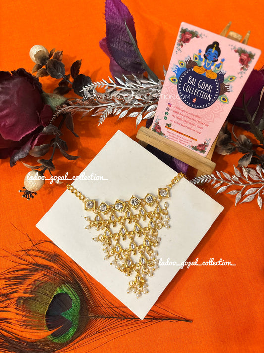 Pure kundan mala for radha krishna