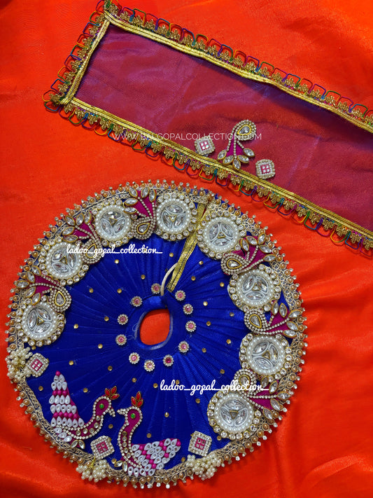 Heavy poshak for Radha Ashtami
