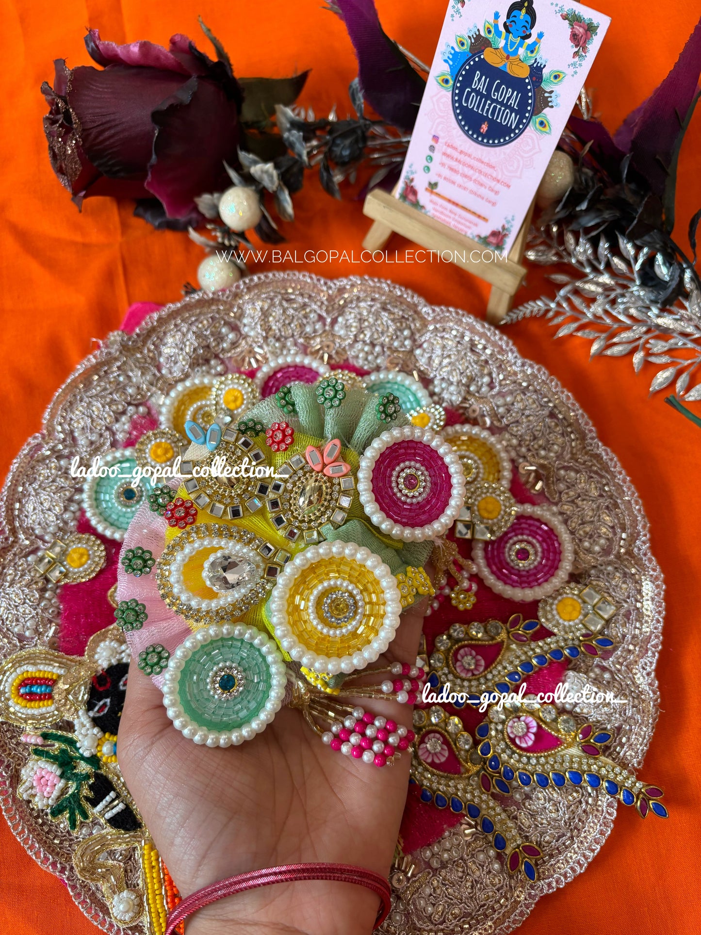 Shreenath ji Poshak for laddu gopal ll Premium Collection