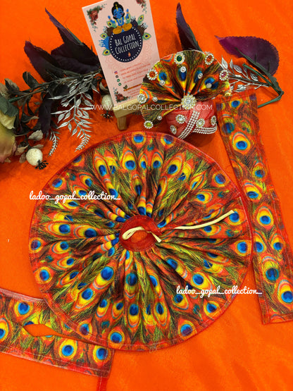 Summer poshak with pagdi for laddu gopal