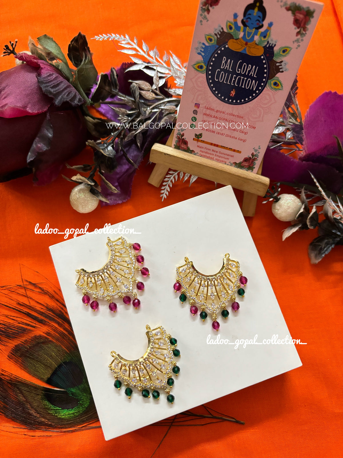 AD shahi choker for laddu gopal size 3-4