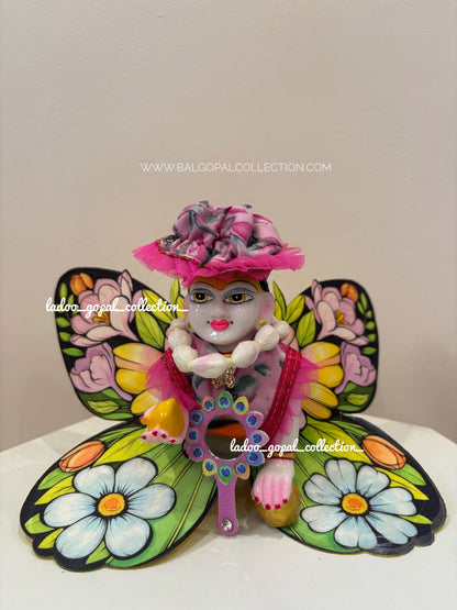 Butterfly poshak for laddu gopal