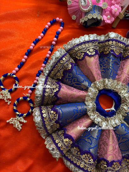 Cone dress with pagdi for laddu gopal