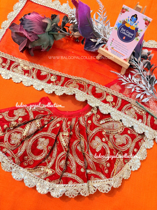 Heavy red lehnga for mata rani ll Diwali Ciollection
