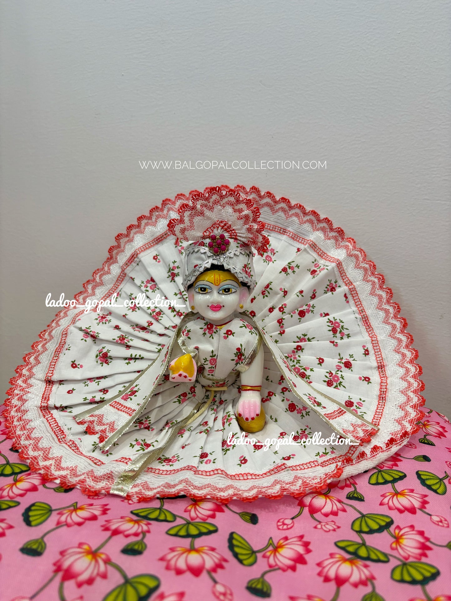 Cotton poshak for laddu gopal