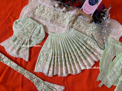 Premium isckon style Radha Krishna poshak (RK set)