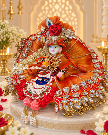 Kesariya Madhav Poshak for laddu gopal