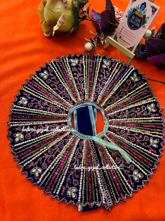 Heavy work velvet poshak size 5-6