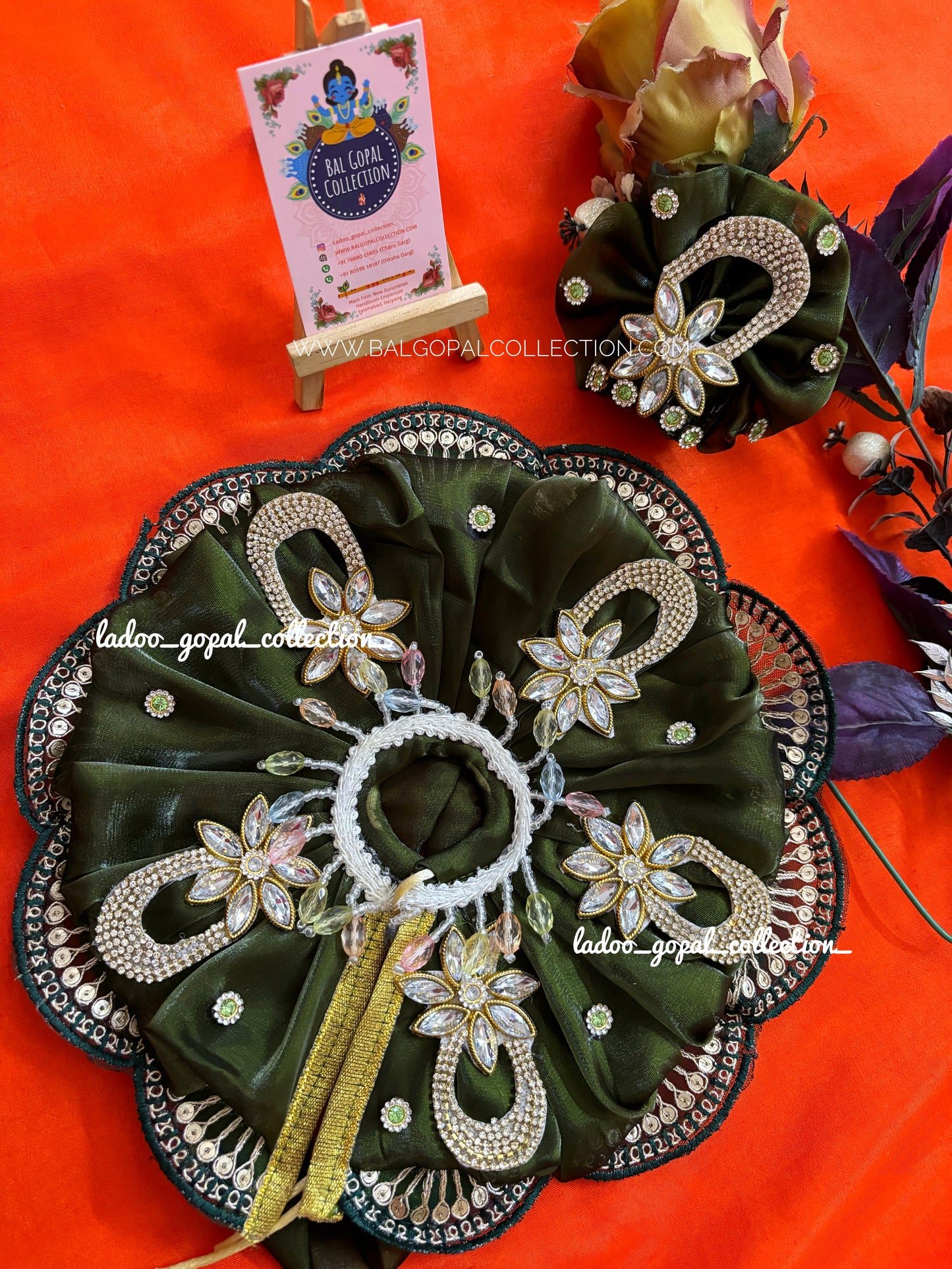 Diwali special poshak for laddu gopal