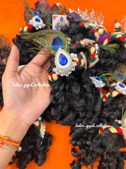 Heavy kesh for laddu gopal size 4-5-6