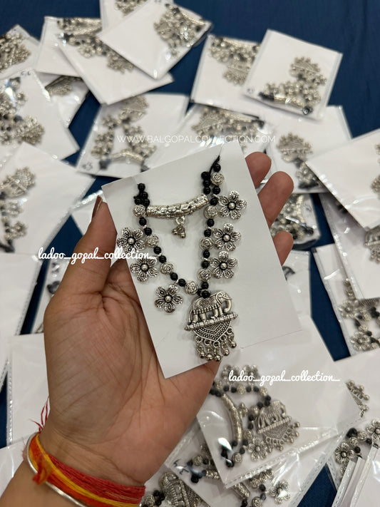 Oxidised navratri shringar