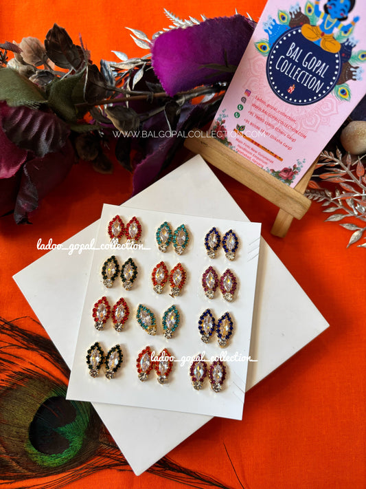 Stone kundal for laddu gopal