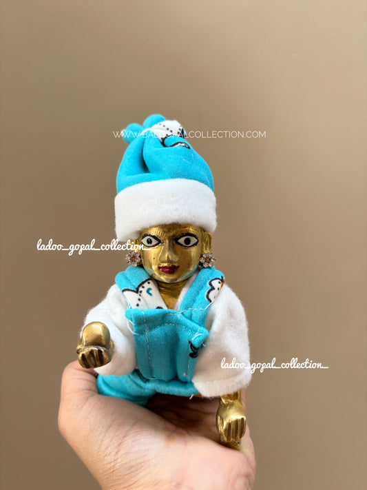 Winter bib suit for laddu gopal (2 pcs)