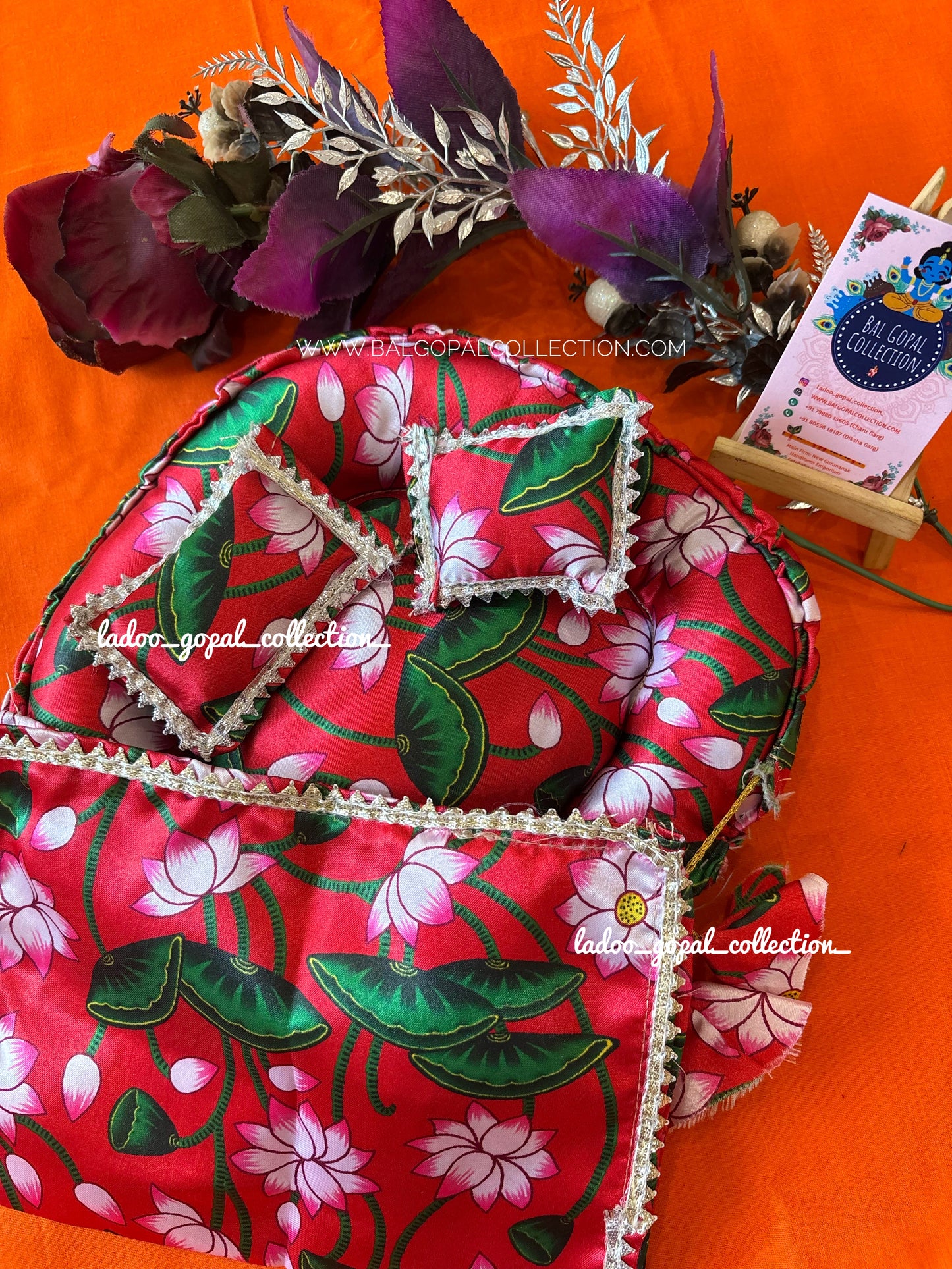 Satin bistar for laddu gopal