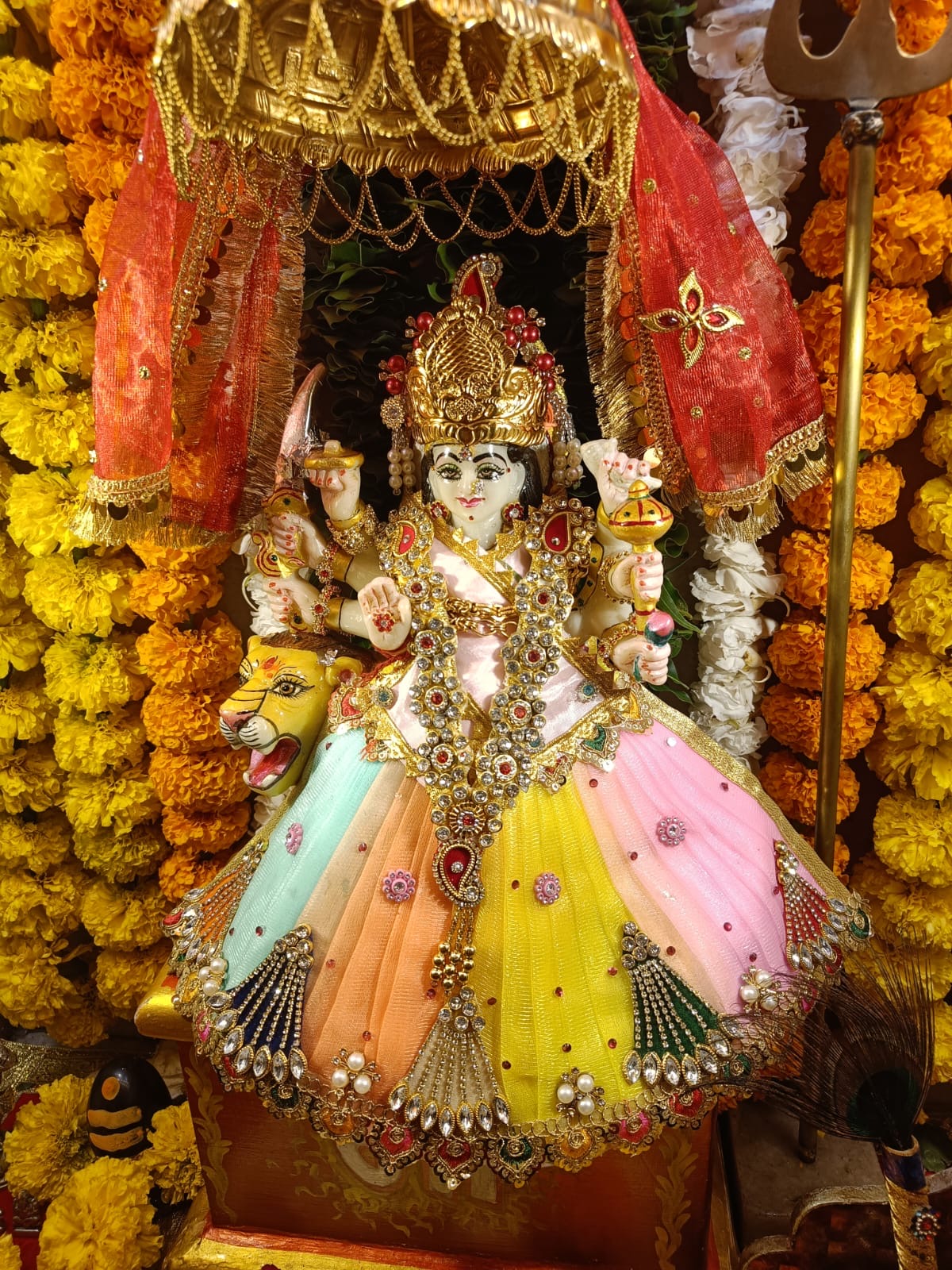 Lehnga for mata rani