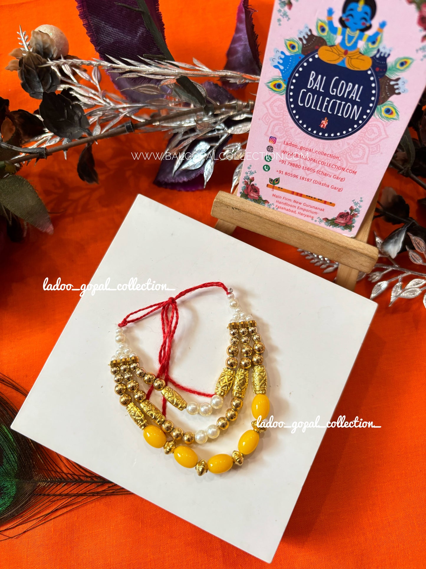 Mala for laddu gopal size 4-5-6