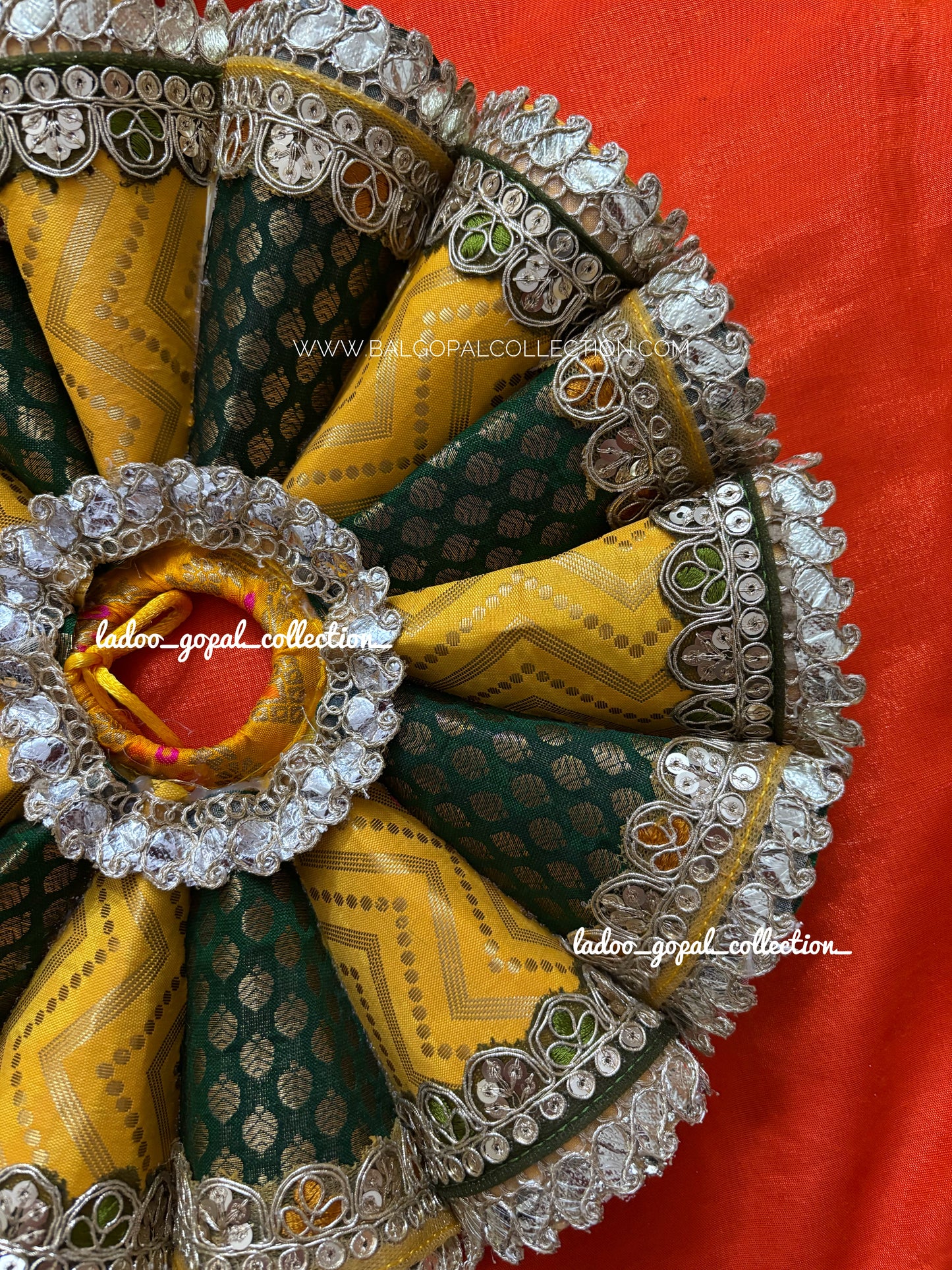 Cone dress with pagdi for laddu gopal