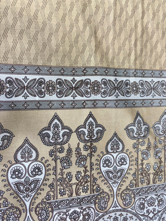 Royal Heritage 100% Cotton King Size Bedsheet