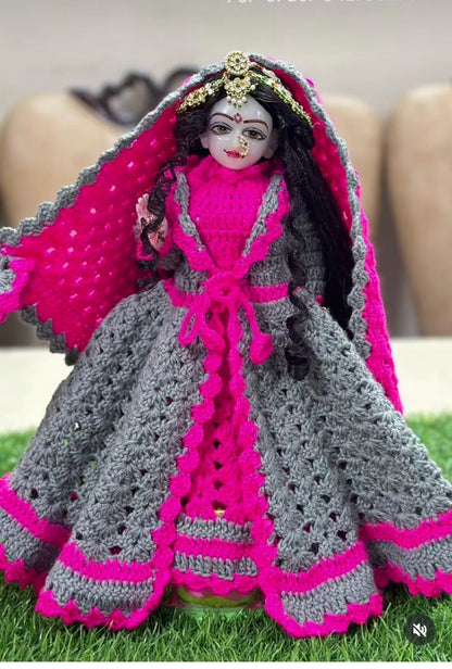 Woollen radha krishna poshak