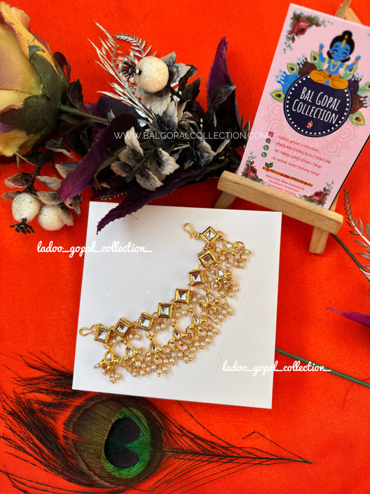 Meenakari Gold Mala for Laddu Gopal