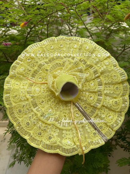 Summer frill poshak for laddu gopal