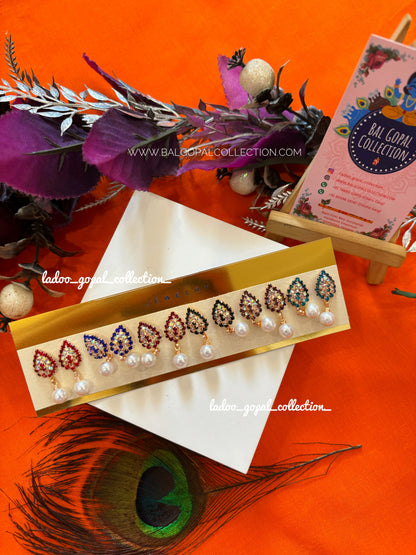 Heavy earrings/tops (set of 2 pair)
