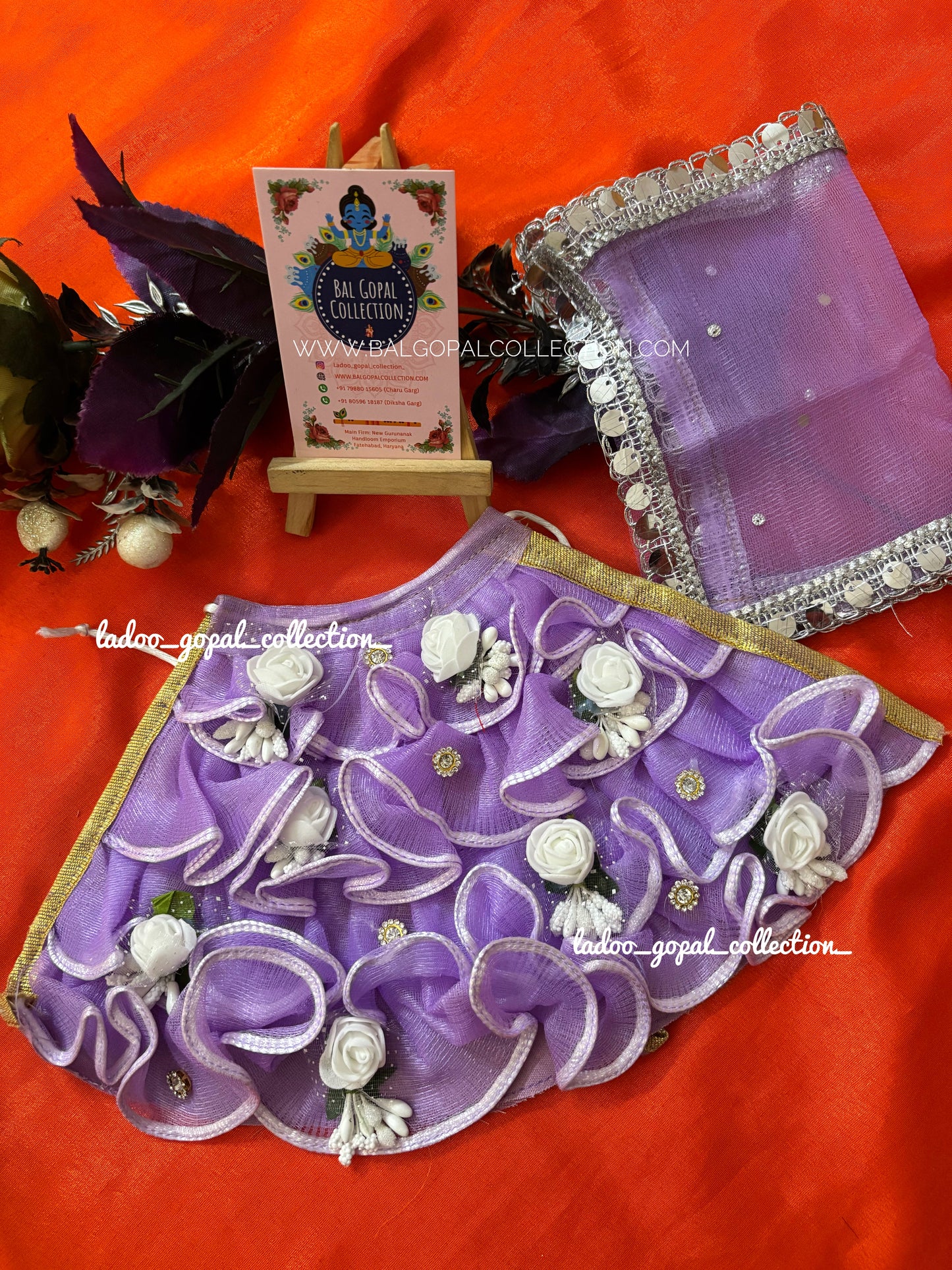 Lehnga Patka for Mata Rani