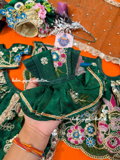 Premium Radha krishna poshak (RK set)