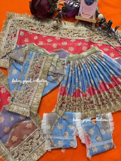 Heavy Radha krishna poshak
