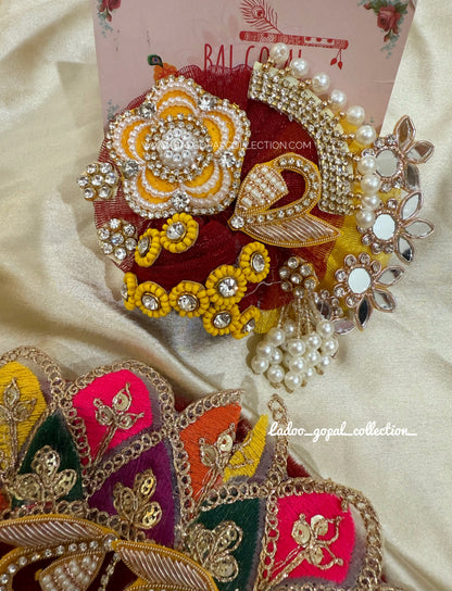 Radha krishna heavy poshak for laddu gopal