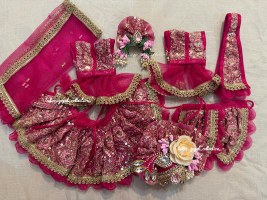 Premium Radha krishna poshak (RK set)