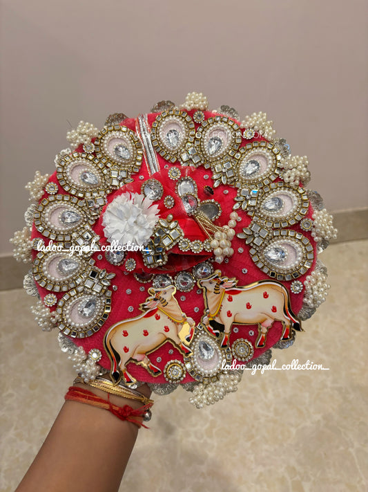 Heavy cow poshak for laddu gopal