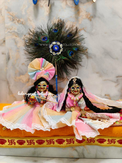 Pure cotton pastel poshak for laddu gopal