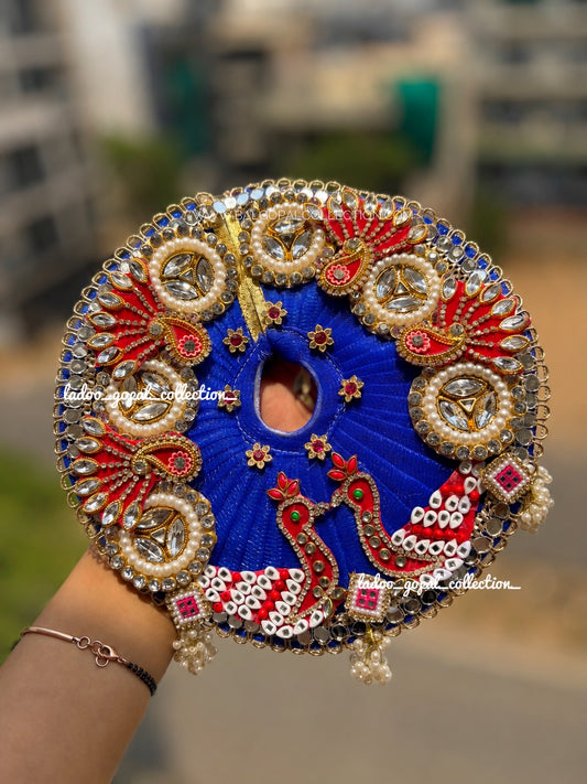 Heavy poshak for Radha Ashtami