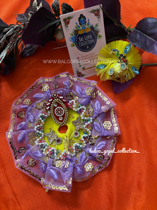 Heavy poshak for laddu gopal size 0-1