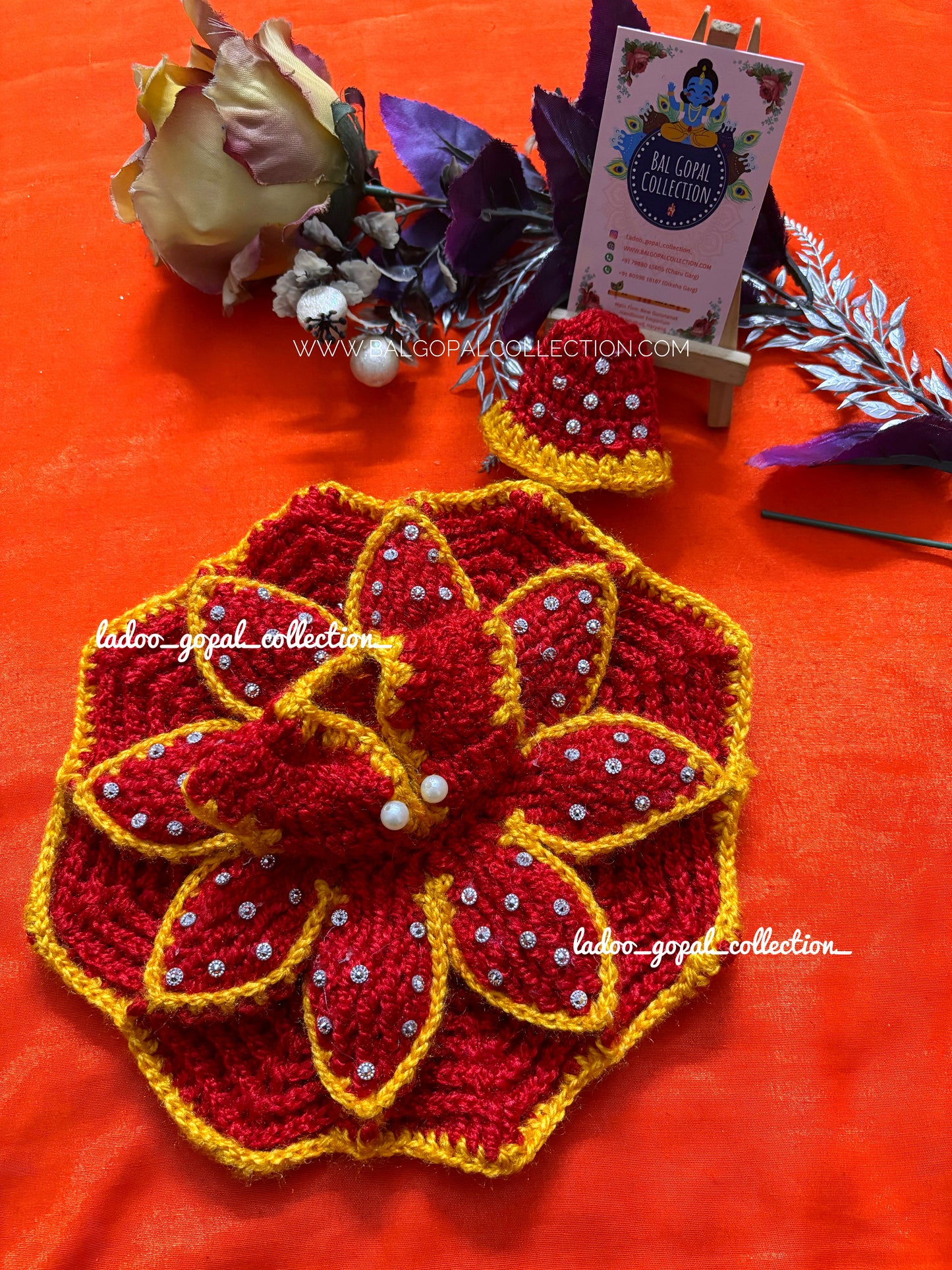 Heavy woollen poshak for laddu gopal
