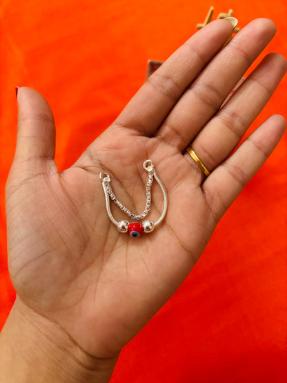 Pure silver chain for laddu gopal