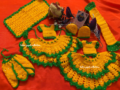 Woollen radha krishna poshak