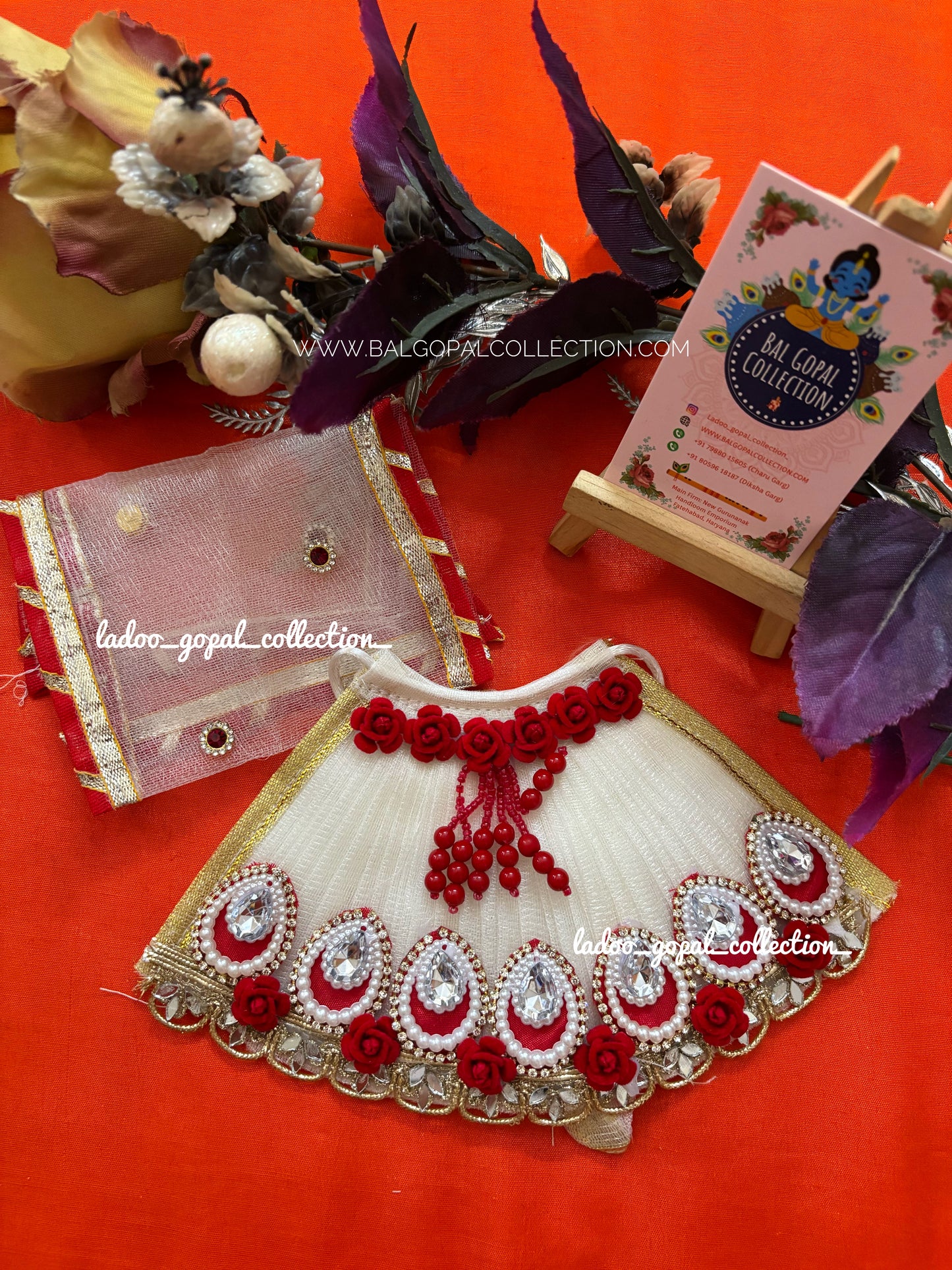 Lehnga patka for mata rani