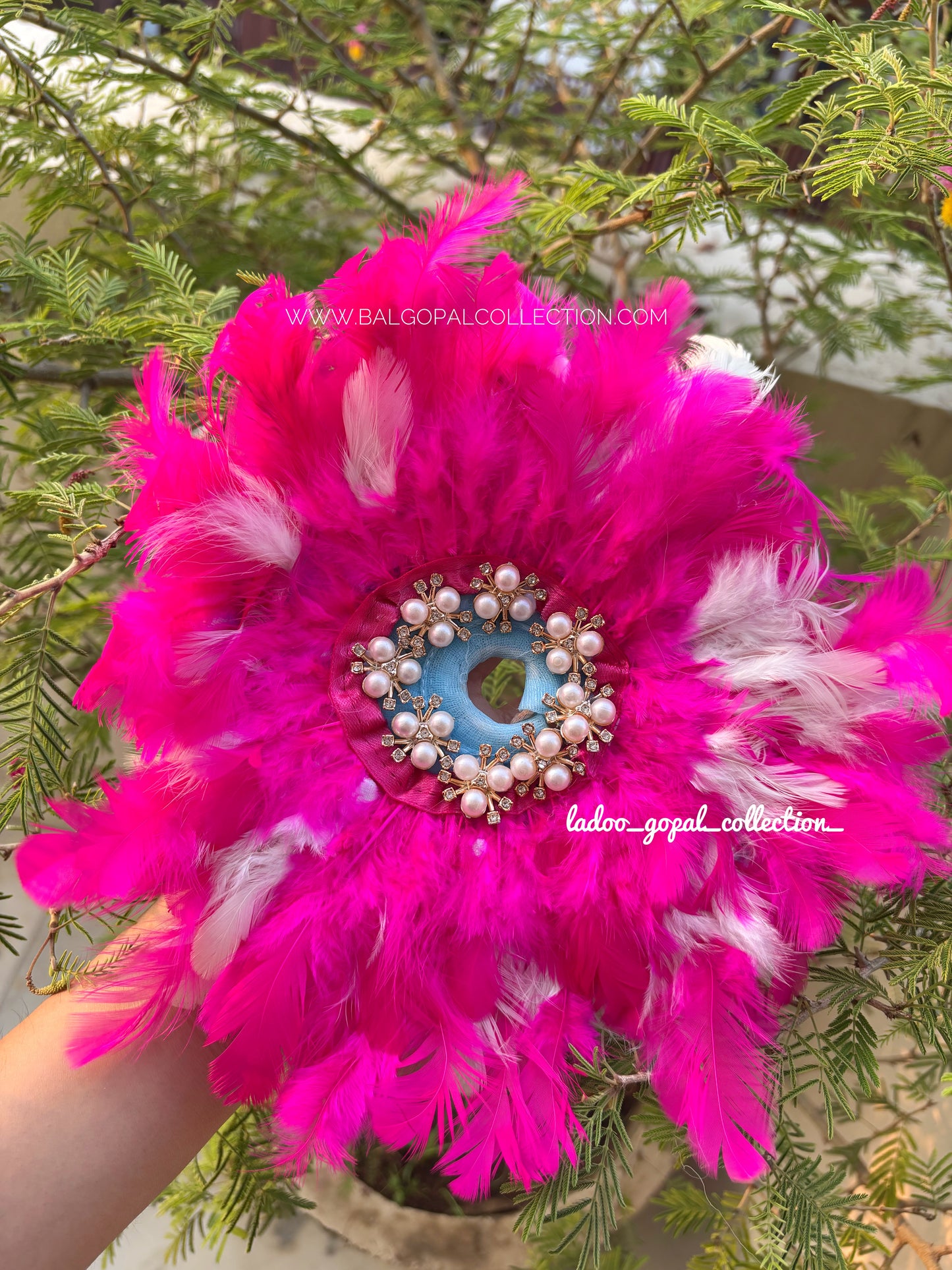Feather poshak for laddu gopal size 2-3