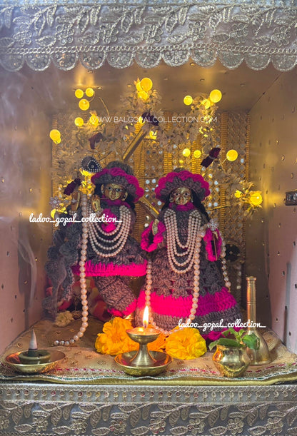 Woollen radha krishna poshak