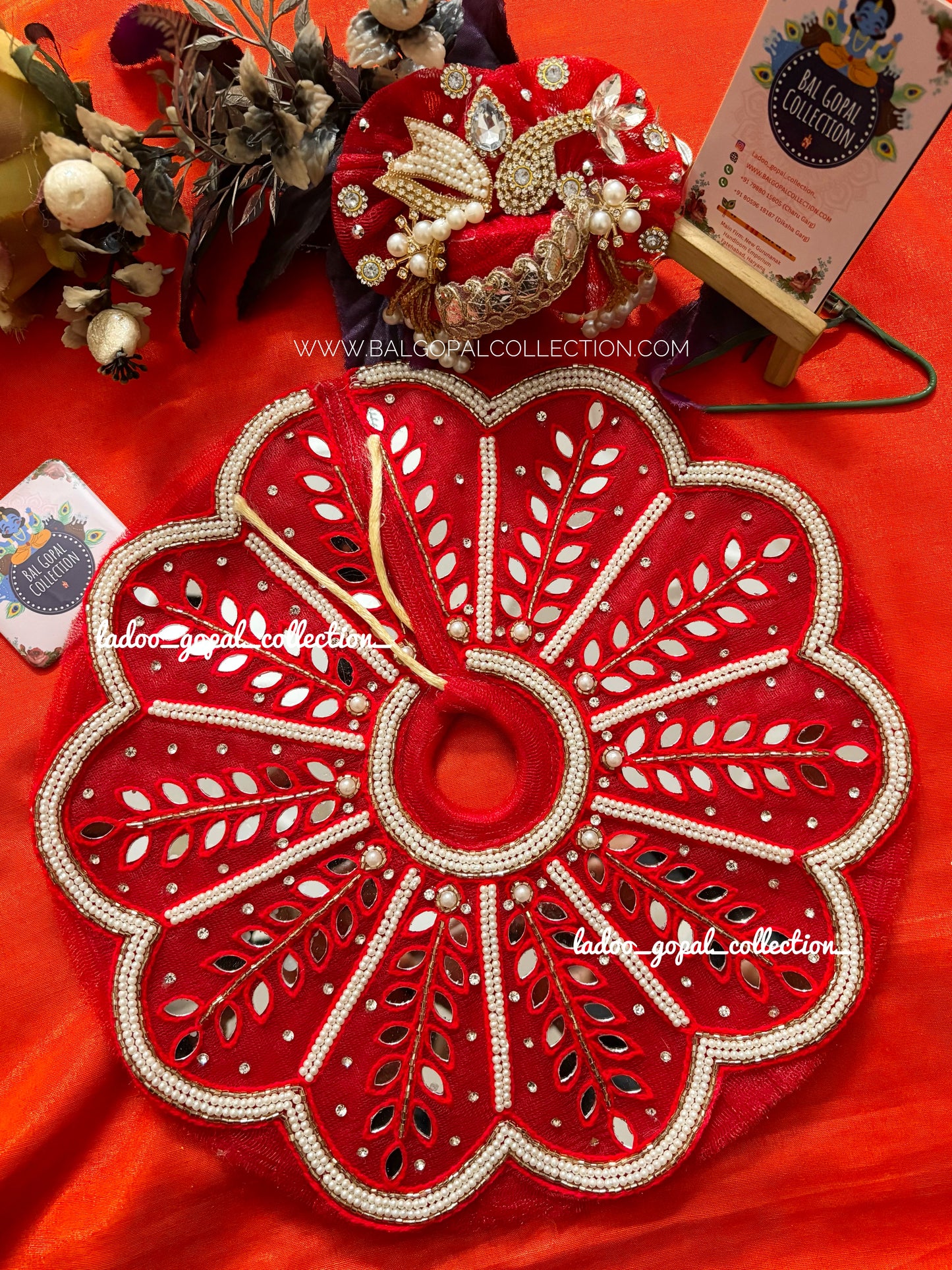 Handwork poshak for laddu gopal