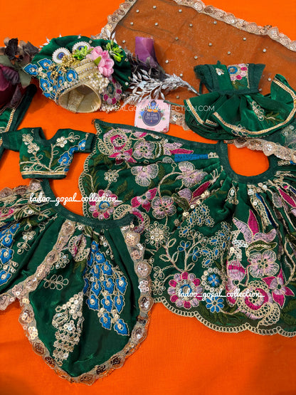 Premium Radha krishna poshak (RK set)