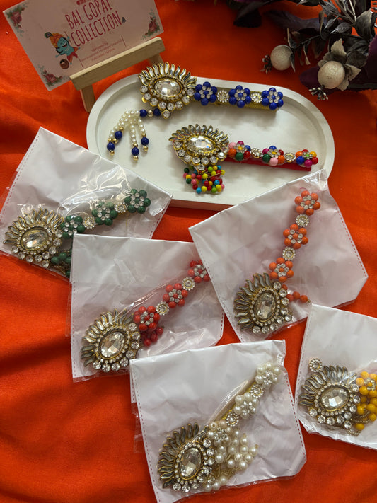 Heavy stone bansi for laddu gopal