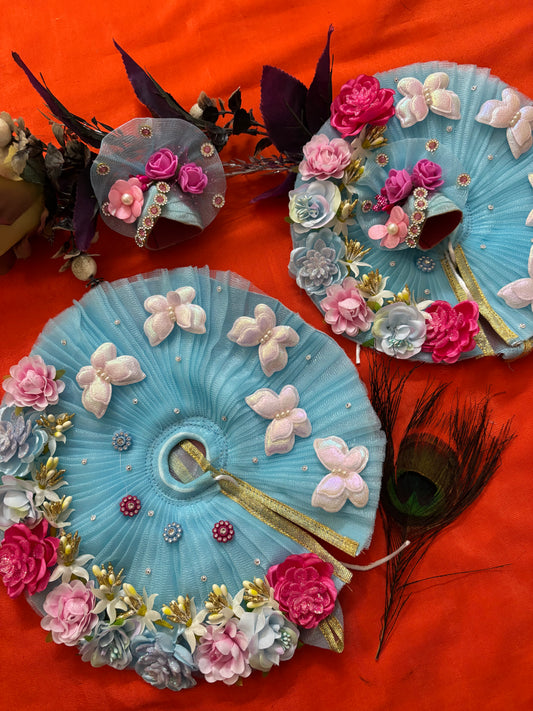 Butterfly poshak for laddu gopal